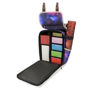 ENHANCE Zaino MTG Compatto Designer Edition con Interno Personalizzabile per Magic The Gathering, Lorcana e altri TCG - Tasche Accessori per dadi, Booster, Tracciatore di tag, Tasca Playmat (Galassia)