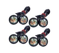 Enhanced Dual Color Switchback LED DRL Daytime Lights - 12V 23mm 4014 Eagle Eye (8 Pcs)