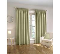 Enhanced Living Tende Harvard in lino verde 100% oscuranti, termiche, 168 x 183 cm, per soggiorno/camera da letto