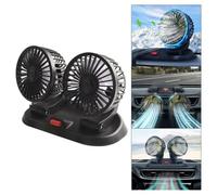 Enhanced Raffreddamento Soluzione Regolabile Velocità Doppio Testa Fan per Auto