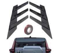 Enhanced Vehicle Aesthetics: Our rear side window louvers are crafted wit