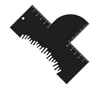 Enhancement Barbers Card, Beard Hairline Shaping Guide, 5,98 x 4,37 Inches Hair Contouring Cards with Precision Scale for Men, Women, Shaving and Styling Outline Tool, Beard Mustache Trimming