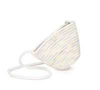 EnhbZoilism Borsa da spiaggia per donna, borsa a mano, borsa a tracolla in maglia, per matrimonio, vacanze, spiaggia, estate