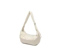 EnhbZoilism Borsa Unisex in Nylon, Borsa a Tracolla Leggera e Impermeabile, con Tracolla Regolabile, Beige, Taglia Unica