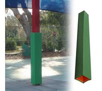 ENHEN Imbottitura del Palo Imbottitura Avvolgente per Pali da Basamento, Coperture Universali Antiurto per Pali da Basket per La Protezione dei Giocatori(Green,6.5"x6.5" (16.5x16.5cm))