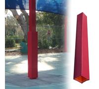 ENHEN Imbottitura del Palo Imbottitura Avvolgente per Pali da Basamento, Coperture Universali Antiurto per Pali da Basket per La Protezione dei Giocatori(Red,6.5"x6.5" (16.5x16.5cm))