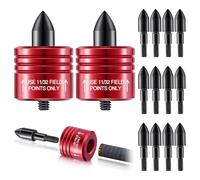 Enhon Confezione da 2 bulloni per decocking a balestra con 12 punte di decocking a freccia per balestra, universali, accessori per balestre da caccia e punte di rilascio dei bulloni per archi ricurvi