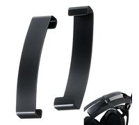 Enhon Confezione da 2 morsetti di supporto per cuffie in alluminio, compatibili con Astro A50 Gen 4 e Mod Kit, clip per archetto resistente per una maggiore stabilità e comfort (Nero)
