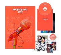 ENHYPEN - ENHYPEN - [MANIFESTO : DAY 1] (D Ver.) Package + Photo Book + CD-R + Photo Card + Postcard + Message Card + Can Badge + Instant Sticker + Poster With Lyrics + 2 Pin Button Badges + 4 Extra Photocards