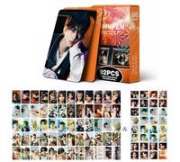 Enhypen Kpop - 92 mini cartoline di auguri, 60 cartoline e 32 adesivi (arancione sangue)