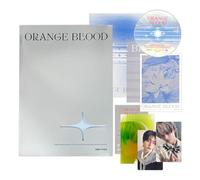 ENHYPEN - [ORANGE BLOOD] (KALPA Ver.) Photo Book + CD-R + Photo Card A + Photo Card B + Sticker + Photo Paper + Postcard + Poster With Lyrics + 2 Pin Badges + 4 Extra Photocards
