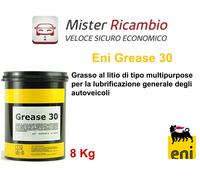 Eni Grease 30 grasso a base di litio multiuso confezione da 8 Kg
