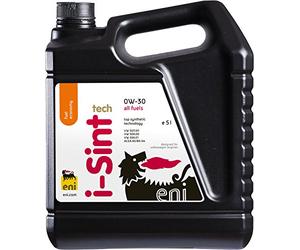 Eni i-Sint tech 0W30, olio sintetico per motori, 5 litri