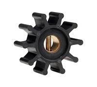 ENICEN Girante for Pompa dell'Acqua Adatta for Jabsco Johnson Yanmar 18653-0001 09-810b 128990-42200 10 Lame Diametro di Gomma Nero 50mm