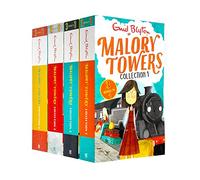 Enid Blyton Malory Towers 4 Books Set 12 Story Collection, First Term, Second Form, Third Year, Upper Fourth and more