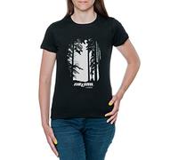 Enigmae The Cure A Forest Nature T-Shirt da Donna Manica Corta Bianca Women White Tee