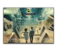 Enigmagram Regalo personalizzato Escape Room | Risolvi i puzzle per rivelare il messaggio segreto originale