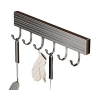 Enigmaire Appendi Utensili da Cucina,Utensili Cucina da Parete,Barra Portautensili Accessori da Cucina,Barra Portautensili Cucina,Antiruggine e Resistente alla corrosione,per Cucina/Bagno.