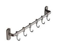 Enigmaire Barra portautensili Cucina,Portautensili da Cucina Autoadesivo,Supporto in Alluminio per Utensili da Cucina,Porta mestoli da Cucina da Appendere,per Mestoli,Padelle,Tazze,Ombrelli