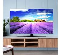 Enigmaire Copertura Antipolvere per TV,Copertura Schermo Stile Moderno,Elastico Universale Protettori Schermo,Leggera e Pieghevole,Parte Posteriore semichiusa,per Decorazione Televisiva