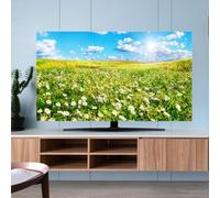 Enigmaire Copertura Antipolvere per TV,Copertura Schermo Stile Moderno,Elastico Universale Protettori Schermo,Leggera e Pieghevole,Parte Posteriore semichiusa,per Decorazione Televisiva