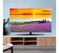 Enigmaire Copertura Antipolvere per TV,Copertura Schermo Stile Moderno,Elastico Universale Protettori Schermo,Leggera e Pieghevole,Parte Posteriore semichiusa,per Decorazione Televisiva