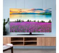 Enigmaire Copertura Antipolvere per TV,Copertura Schermo Stile Moderno,Elastico Universale Protettori Schermo,Leggera e Pieghevole,Parte Posteriore semichiusa,per Decorazione Televisiva