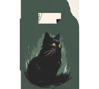 Enigmatic Black Cat Notebook: A Mystical Journal for Cat Lovers: Perfect for Writing, Sketching, and Daily Notes - 120 Lined Pages
