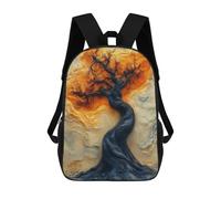 Enigmatic Surreal Tree - Mystical Abstract Art Zaino Scolastico Zaino Per Ragazze E Ragazzi Zaini Di Grande Capacità Zaino Per Bambini Borse Scolastiche Leggere Per Bambini E Studenti 17inch
