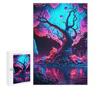Enigmi Per Adulti 1000 PCS Neon Forest Reflections Enigma Per Giochi Di Rilassamento Analisi E Logica Regali Di Natale E Compleanno 1000 PCS