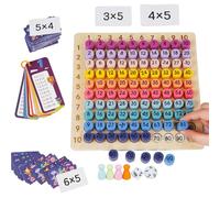 ENIKMOSD Tabelline per Bambini, Gioco di Moltiplicazione, Tavola delle Tabelline in Legno, Giochi Matematici, Gioco di Matematica dai 3 Anni