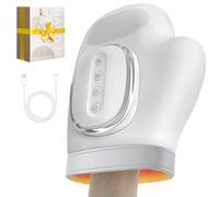 ENIPUS Massaggiatore manuale con calore e compressione, 3 massaggi 3 temperature 5 modelli di compressione per sollievo del tunnel carpale, artrite e rilassamento muscolare della mano, regalo per