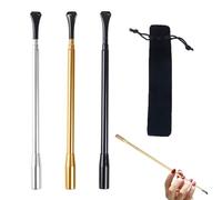 EnixwH 3 Pezzi Bocchino per Sigaretta, Portasigarette Lungo, Porta Tabacco, Puntelli in Metallo Classico Retrò Portasigarette per Accessori per Feste in Costume (Nero, Oro, Argento)