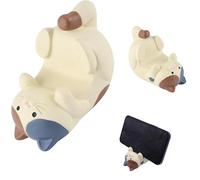 EnixwH Divertente supporto per cellulare, universale, per gatti, colore bianco