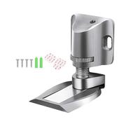 EnixwH Fermaporta Magnetico Invisibile, Ferma Porta Da Pavimento Magnetico Regolabili In Metallo, Fermaporta Da Pavimento Magnetico Nastro Biadesivo 3m O Installazione Di Foratura (Argento)