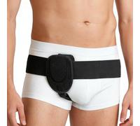 Eniyou Cinto Per Ernia Inguinale Cintura Per Ernia Inguinale Uomo con Cuscinetti di Compressione Rimovibili Generale Sinistra Destra Adattamento Invisibile per Alleviare il Dolore Alla Cavità