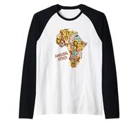 Enjoy Amazing Africa Novelty Graphic T-Shirts & Cool Designs Maglia con Maniche Raglan