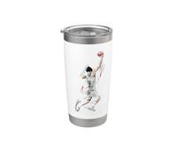 Enjoy Cool Basketball Slam Dunk Illustration Graphic Designs Bicchiere termico in acciaio inox doppia parete
