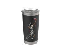 Enjoy Cool Basketball Slam Dunk Illustration Graphic Designs Bicchiere termico in acciaio inox doppia parete