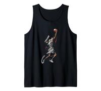 Enjoy Cool Basketball Slam Dunk Illustration Graphic Designs Canotta