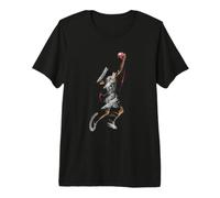 Enjoy Cool Basketball Slam Dunk Illustration Graphic Designs Maglietta Premium