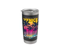 Enjoy Cool California LA Venice Beach Summer Vibes Graphic Bicchiere termico in acciaio inox doppia parete