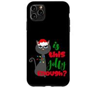 Enjoy Cool Funny Christmas Jolly Cat Novelty Graphic Design Custodia per iPhone 11 Pro Max