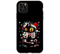 Enjoy Cool Funny Cute Christmas Black Cat Novelty Graphic Custodia per iPhone 11 Pro Max