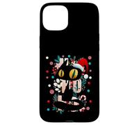 Enjoy Cool Funny Cute Christmas Black Cat Novelty Graphic Custodia per iPhone 15 Plus
