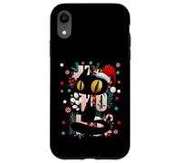 Enjoy Cool Funny Cute Christmas Black Cat Novelty Graphic Custodia per iPhone XR