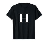 Enjoy Cool H Alphabet Cute Initial Monogram Letter H Graphic Maglietta