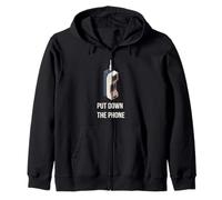 Enjoy Cool Retro Old School Phone Graphic Cool Designs Felpa con Cappuccio