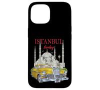 Enjoy Cool Vintage Retro Istanbul Turkey Car Graphic Designs Custodia per iPhone 15