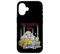 Enjoy Cool Vintage Retro Istanbul Turkey Car Graphic Designs Custodia per iPhone 16